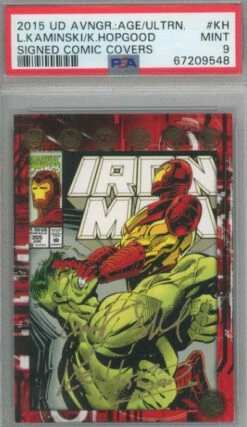 2015 Avengers Age Ultron L.KAMINSKI K.HOPGOOD Signed Covers Auto #KH PSA 9 (548)