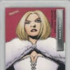 2020-21 X-Men Metal Universe EMMA FROST Precious Metal Gems PMG Red 58/100 PSA 9 -Mystic Cards Game Shop PSA 67209651 front 850x