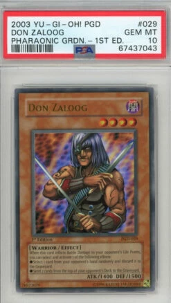 PSA 10 Don Zaloog - PGD-029 - Ultra Rare Pharaonic Guardian 1st Edition 043